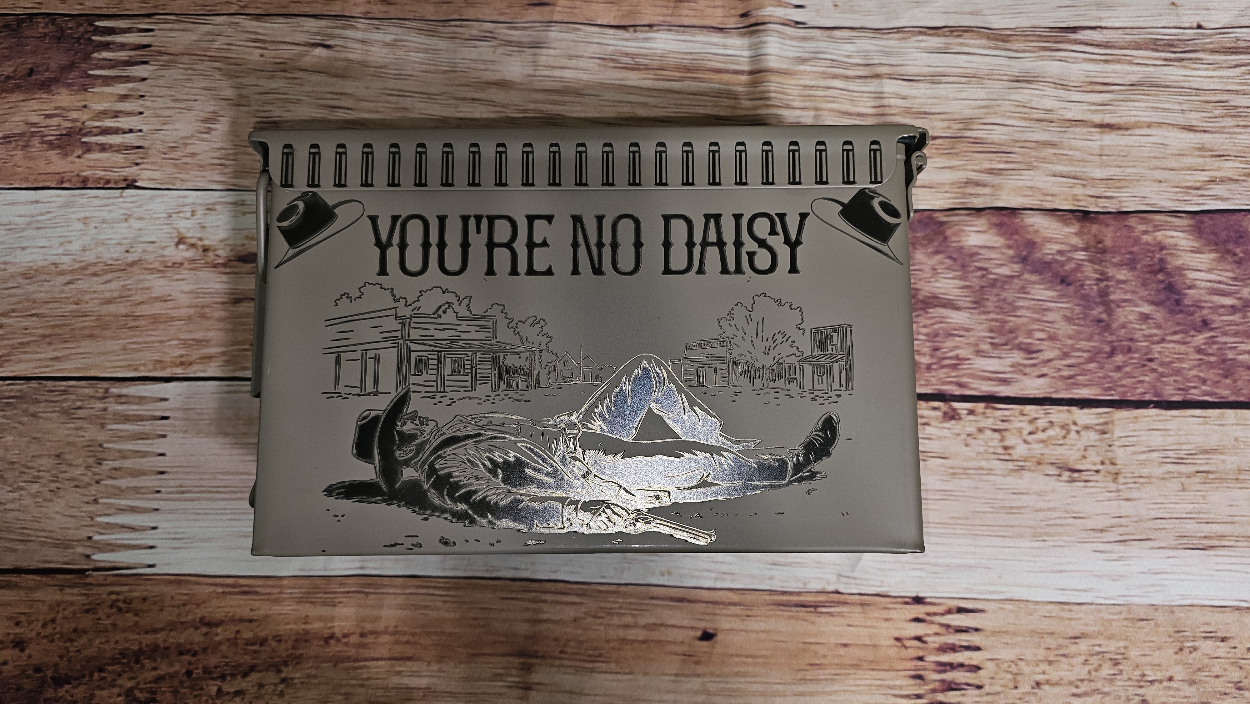 Custom Ammo Can - Laser engraved metal storage